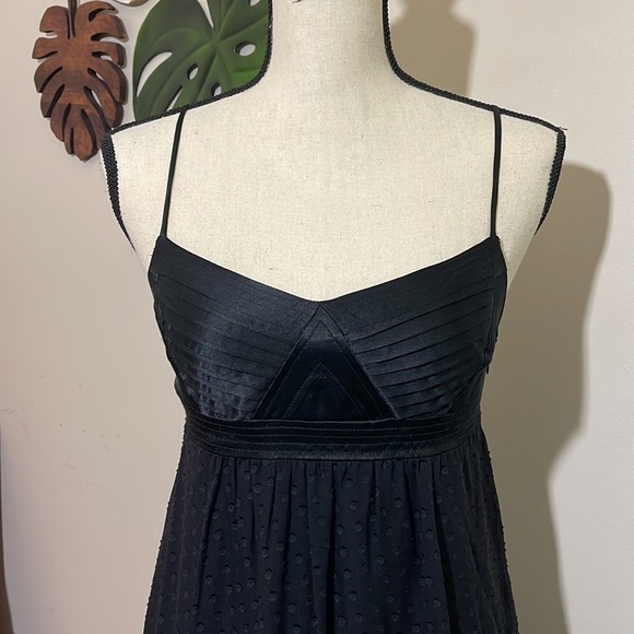 BCBGMaxAzria Sexy Little Black Silk Dress Sz. 4 - Picture 5 of 13